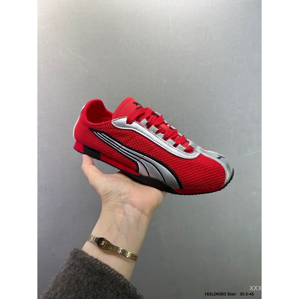 Puma shoes/Puma H-Street Mesh shoes Thick-Soled Platform shoes Casual shoes shoes German Training shoes Daily Commuter Long Walking Not Tired Round Toe KLBZ
