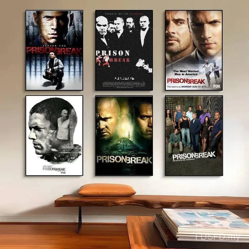 Prison Break Movie Poster Wall Art Home Decor Room Decor Digital Painting Living Room Restaurant Kitchen Art