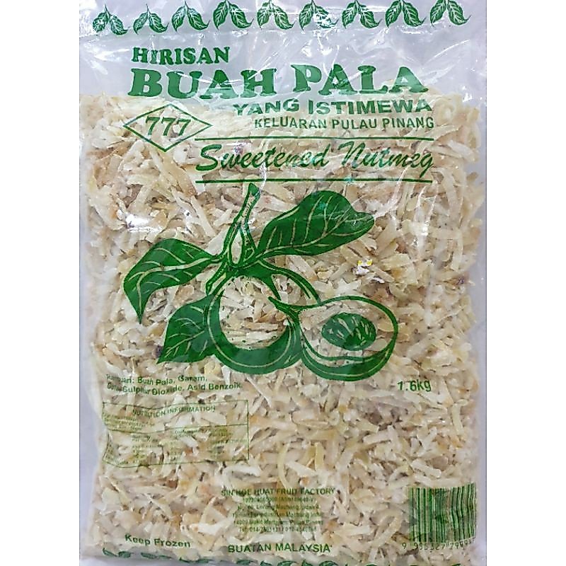 HIRISAN buah pala keluaran pulau pinang 1.6kg