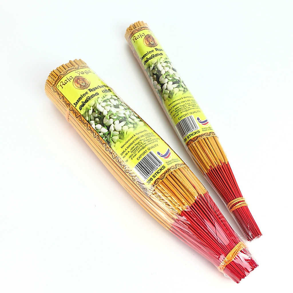 Raja Yoga Roll Agarbattis 100 & 300 Sticks | Rose, Neem, Sandal, Mariakolunthu, & Jasmine | Prayers