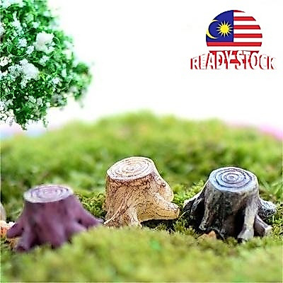 Mini Wood Log Ornament (1Pcs) Figurine for Terrarium Bonsai Succulent READY STOCK