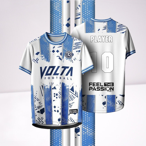 Volta Futsal Football Shirt Custom Jersey Name Men's Thai Men Viral Jersey Breathable Mesh High-Quality Ultra-Fine Fiber Fiber Fiber