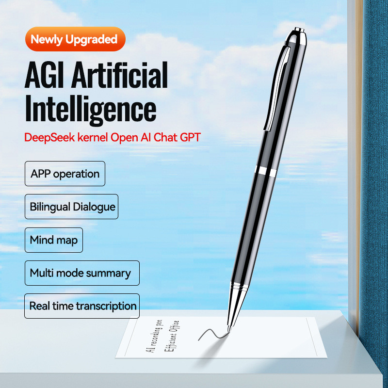 Q90A AI Voice Recorder ChatGPT Intelligent Transcription Translation Recording Pen APP Control Recorder