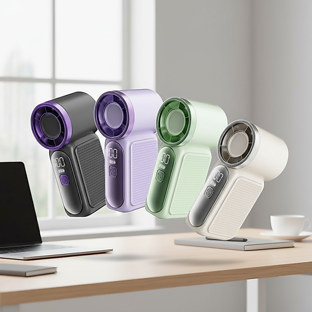 Mini Turbo Fan Handheld USB Charging Long-Lasting Battery Outdoor Powerful MiniFan High-Speed Kipas Turbo Mudah Alih USB Boleh Cas Bateri Tahan Lama MiniFan Luar Berkuasa Berkelajuan Tinggi