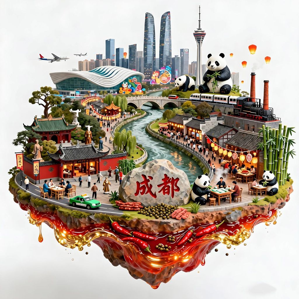 Sichuan Chengdu Panda Refrigerator Stickers Gemini Tower Qingcheng Yamato Museum Travel Souvenirs Commemorative Gifts Sichuan Chengdu Panda Refrigerator Stickers Gemini Tower Qingcheng Yamato Gemini Museum Travel Souvenirs Commemorative Gifts 7.16