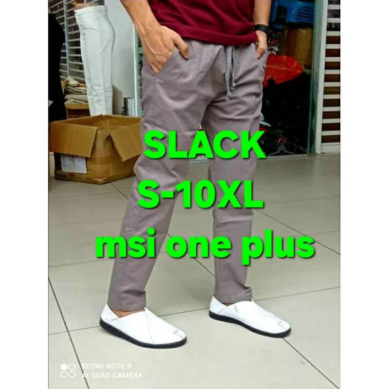 (S-10XL)SLACK Pants Plus Size Unisex (MSI)