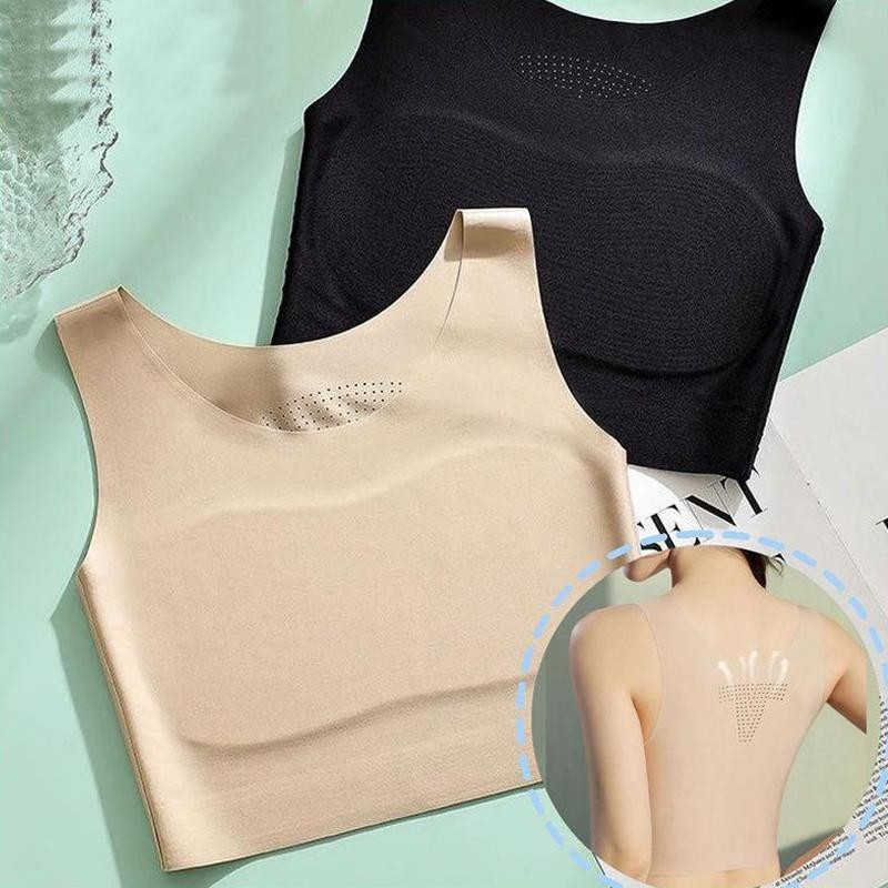 Korset Rata, Tomboy Tanpa Jejak, Tidak Nampak dan Lancar, Pembalut Dada Selesa, Saiz Besar untuk Wanita, Seluar Dalam