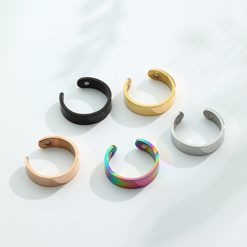 ⚡Ready Stock⚡[Magnetic Health Care Ring] Adjustable Magnetic Therapy Ring/Men‘s Magnetic Ring/Lightweight And Comfortable Finger Ring/Natural Fat Burning Stimulation磁石保健指环