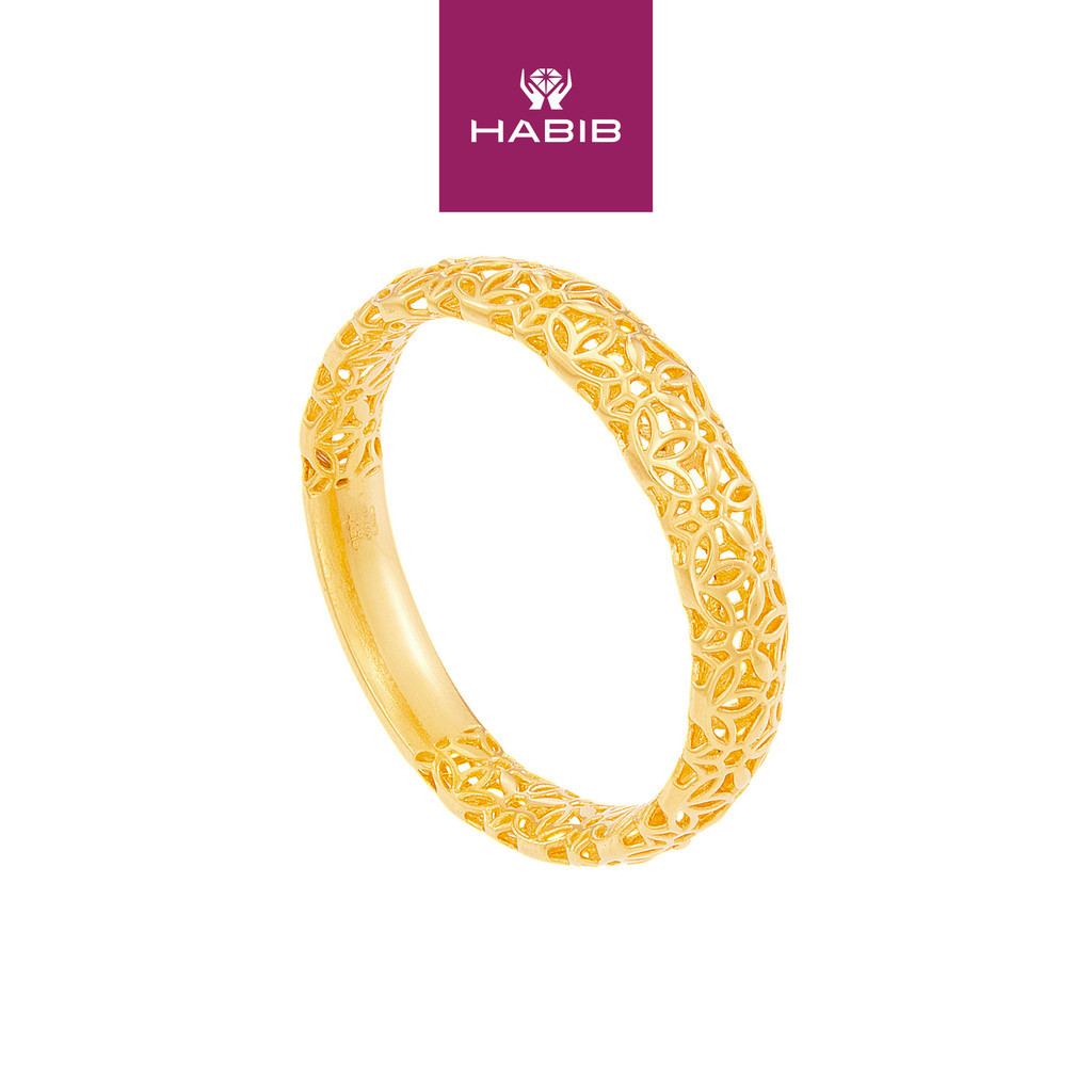 HABIB Oro Italia 916 Yellow Gold Ring GR56210924 (22K Gold)