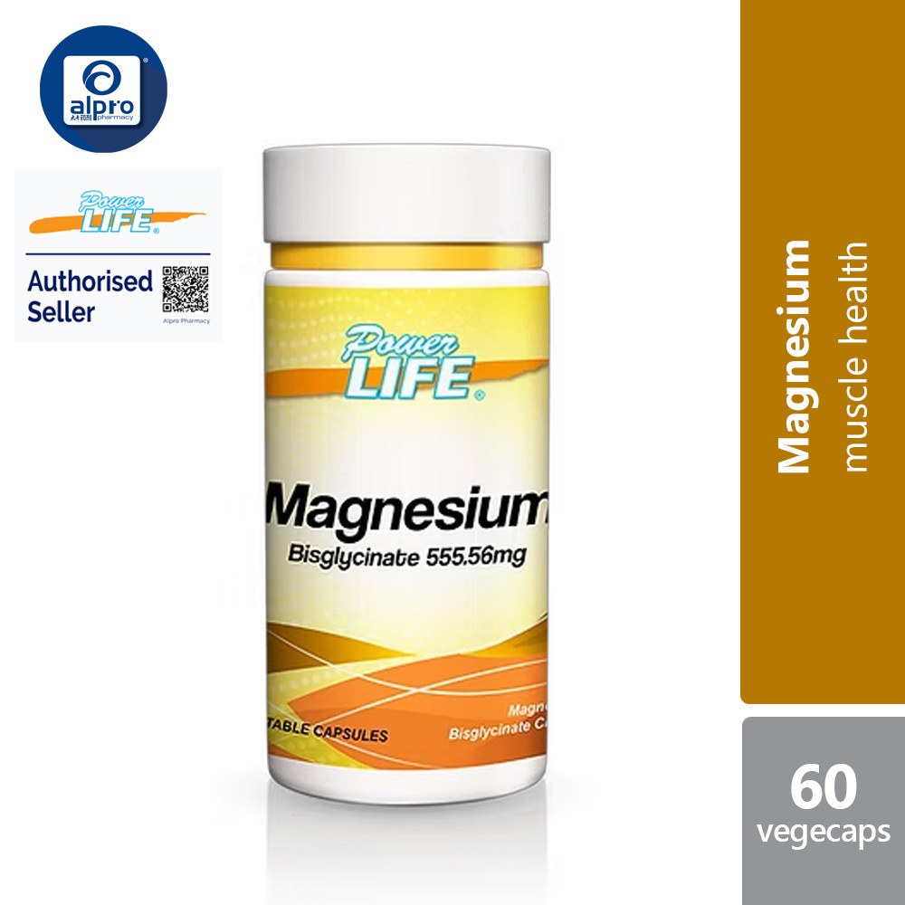 Powerlife Magnesium 555.56mg (60's)