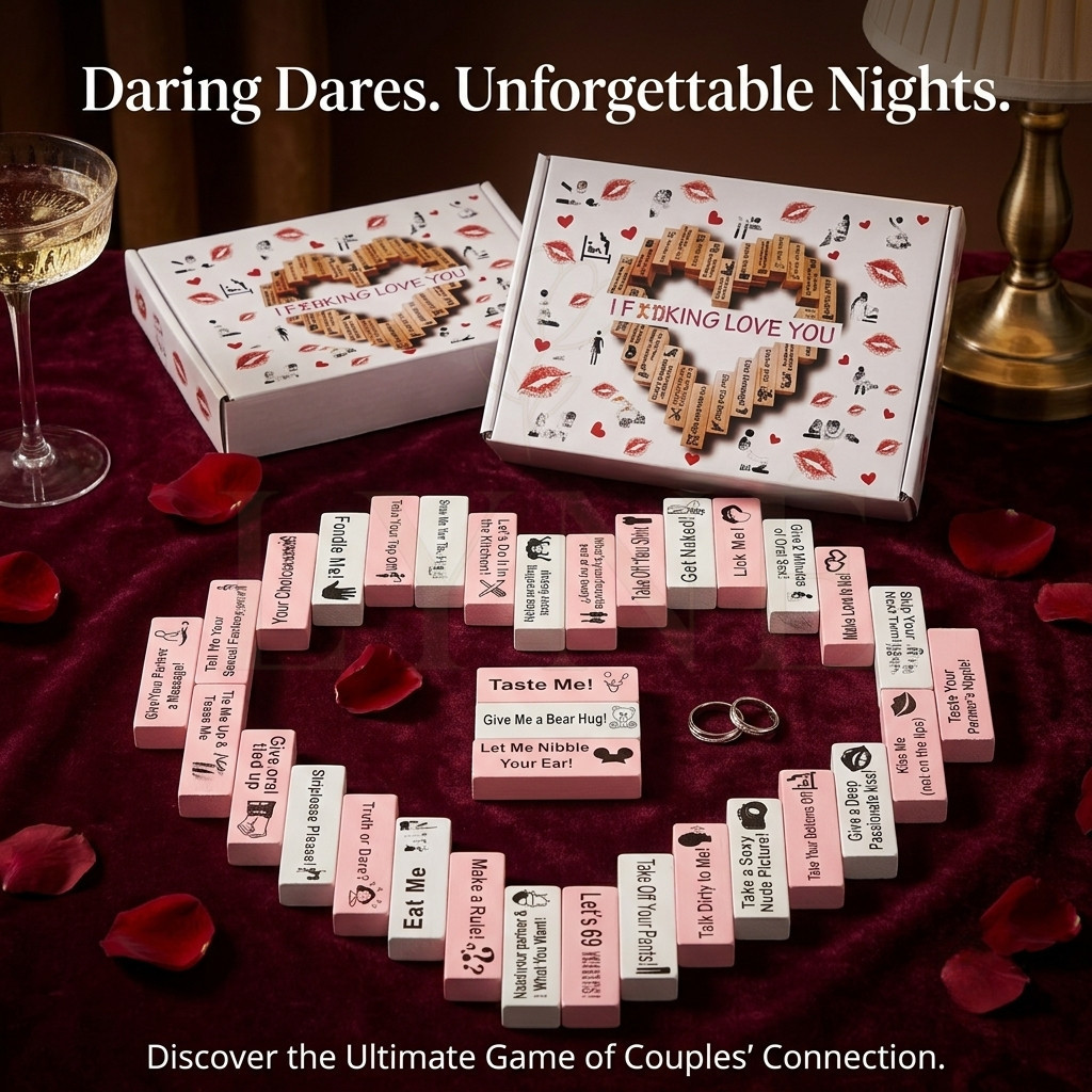 [Ready Stock] Couple Game Romantic Tower Blocks | Adult Truth or Dare Date Night Intimate Anniversary Gift Sex Game Toy