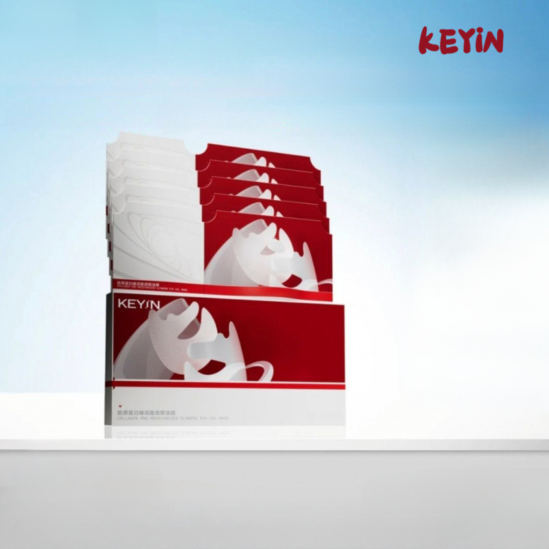 KEYiN Collagen Red Light Eye Oil Mask Eye Mask Tightening Anti Wrinkle Light Fine Lines Long Lasting Moisturizing Comfort Relieving Eye Lifting Tightening Eye Mask