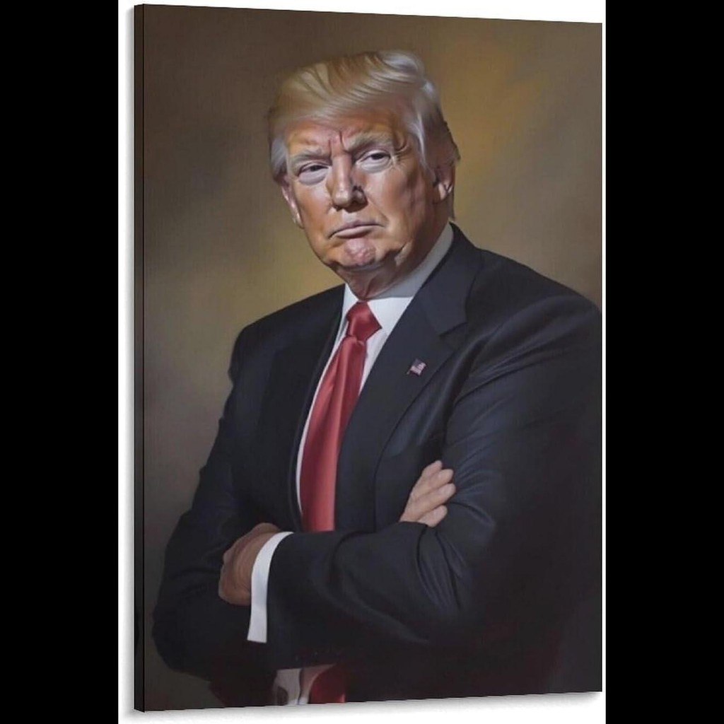 Poster Kanvas Kata-Kata Inspirasi Donald Trump – Poster Potret untuk Hiasan Ruang Tamu & Bilik Tidur | Saiz 24x36 inci | Gaya Berbingkai