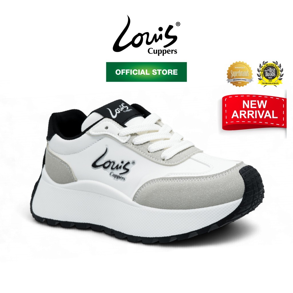 Louis Cuppers Women Lace Up Lifestyle Sneakers Kasut Wanita - 250481019
