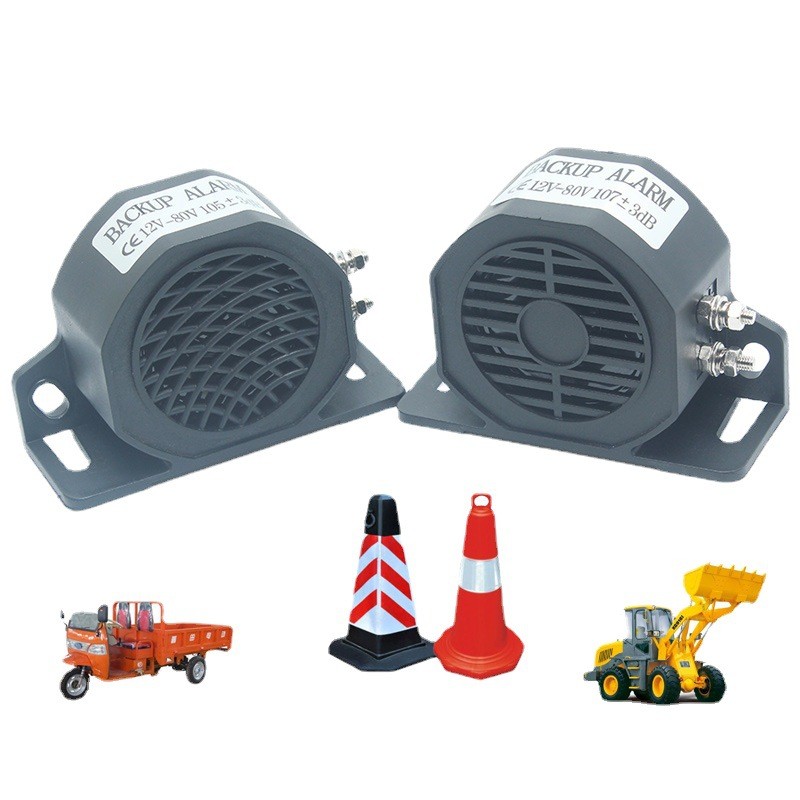 Horn undur kereta, buzzer undur kalis air untuk trak penggali 12V-24V-60V 80V.