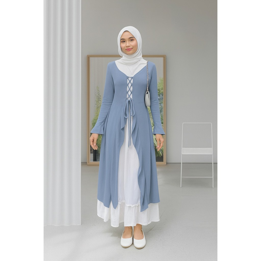 Fashion LONG TAIL CARDY Knit Rib Fit to L