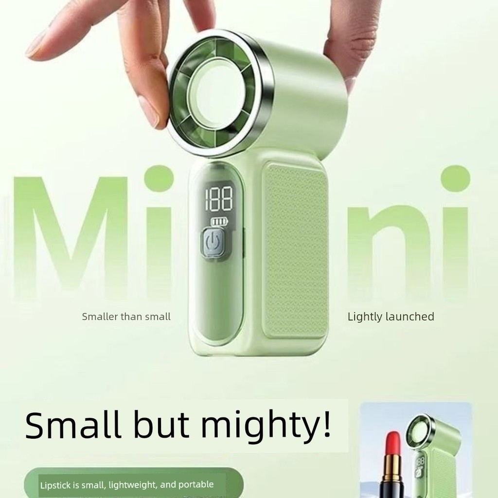 kipas angin mini baterai kipas mini genggam kipas mini rechargeable 26 New Style Handheld Small Fan Outdoor Portable Long Battery Life Charging Desktop High-value Summer Cooling