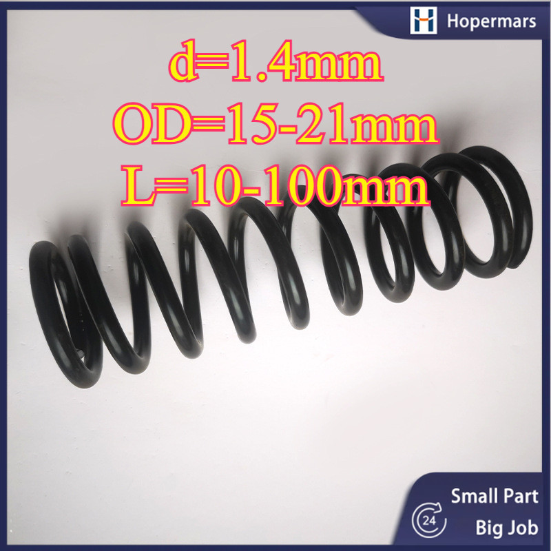 Wire Spring Steel  Compression Spring Spring Steel Compression spring d1.4mm * OD15-22mm * L10-100mm (HA-XDT-MY-1)