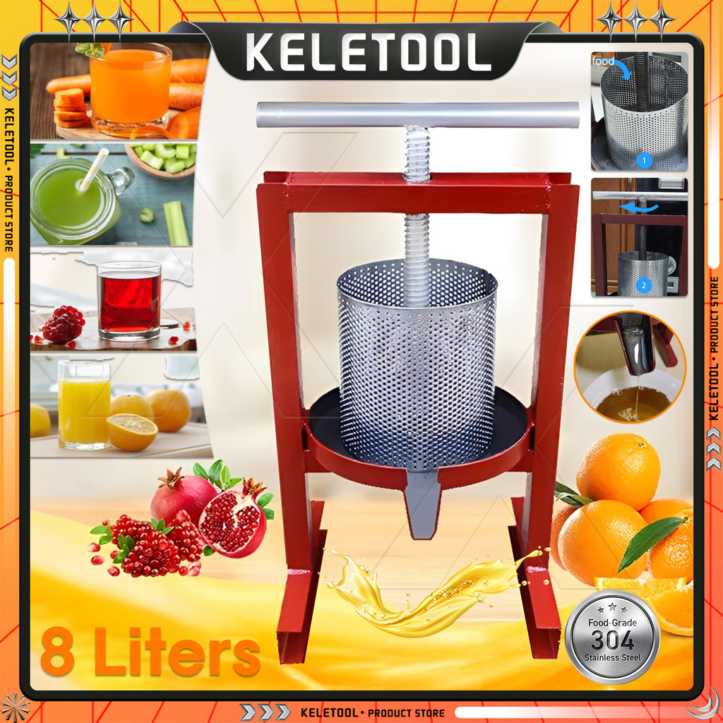 8L Coconut Milk Press Machine Coconut Milk Squeezer Mesin Santan Press Mesin Memerah Santan Mesin Perah Peras Santan Mesin Perahan 椰奶榨汁机