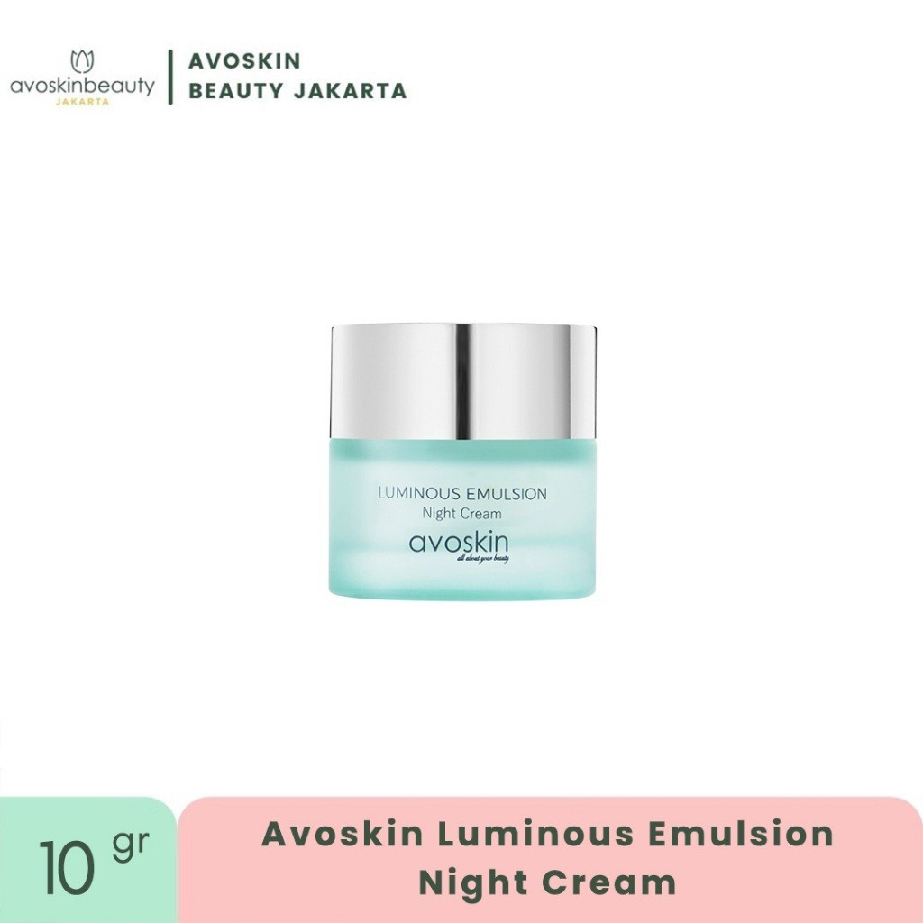 Avoskin Luminous Emulsion Night Cream 10g - Brightening Night Cream
