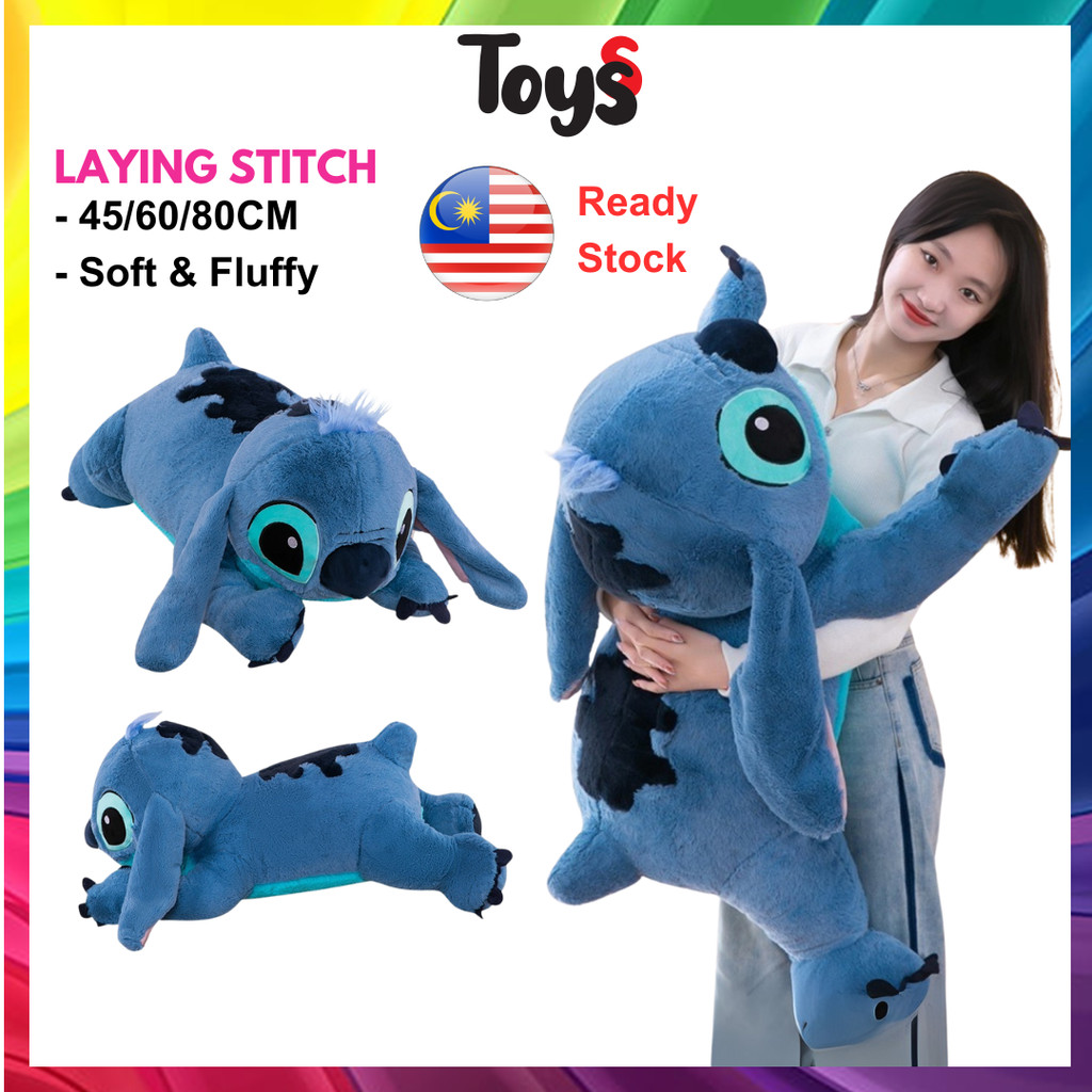 Toyss Lilo Stitch Plush Stitch Patung Stich Teddy Bear Stitch Plushie Big Stitch Toy Anak Patung Stitch Doll Big 史迪奇玩偶