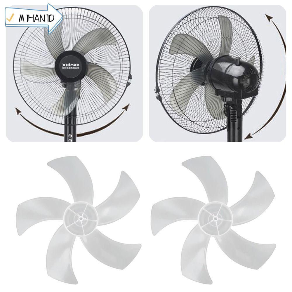 IMIHAN1 Five Blades Fan, Slow Noise Plastic Fan Blade,  Big Wind Fan Accessories for Pedestal Fan Table Fan Wall Fan