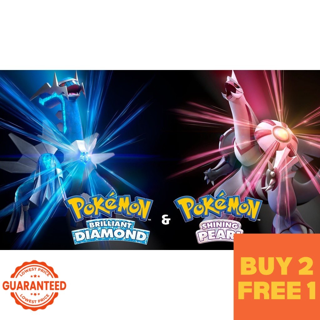 Nintendo Switch Pokemon Brilliant Diamond/Shining Pearl 寶可夢 明亮珍珠 晶燦鑽石[Bahasa Inggeris/Cina](muat turun digital)