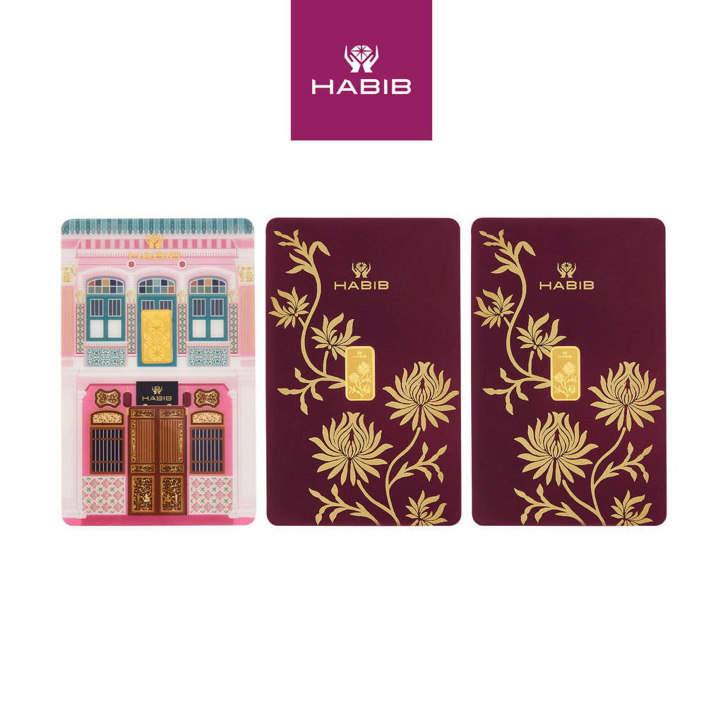 HABIB 2.5g Bundle 999.9 Gold Bar Tekat (1g x 2pcs) and Gold&hellip;