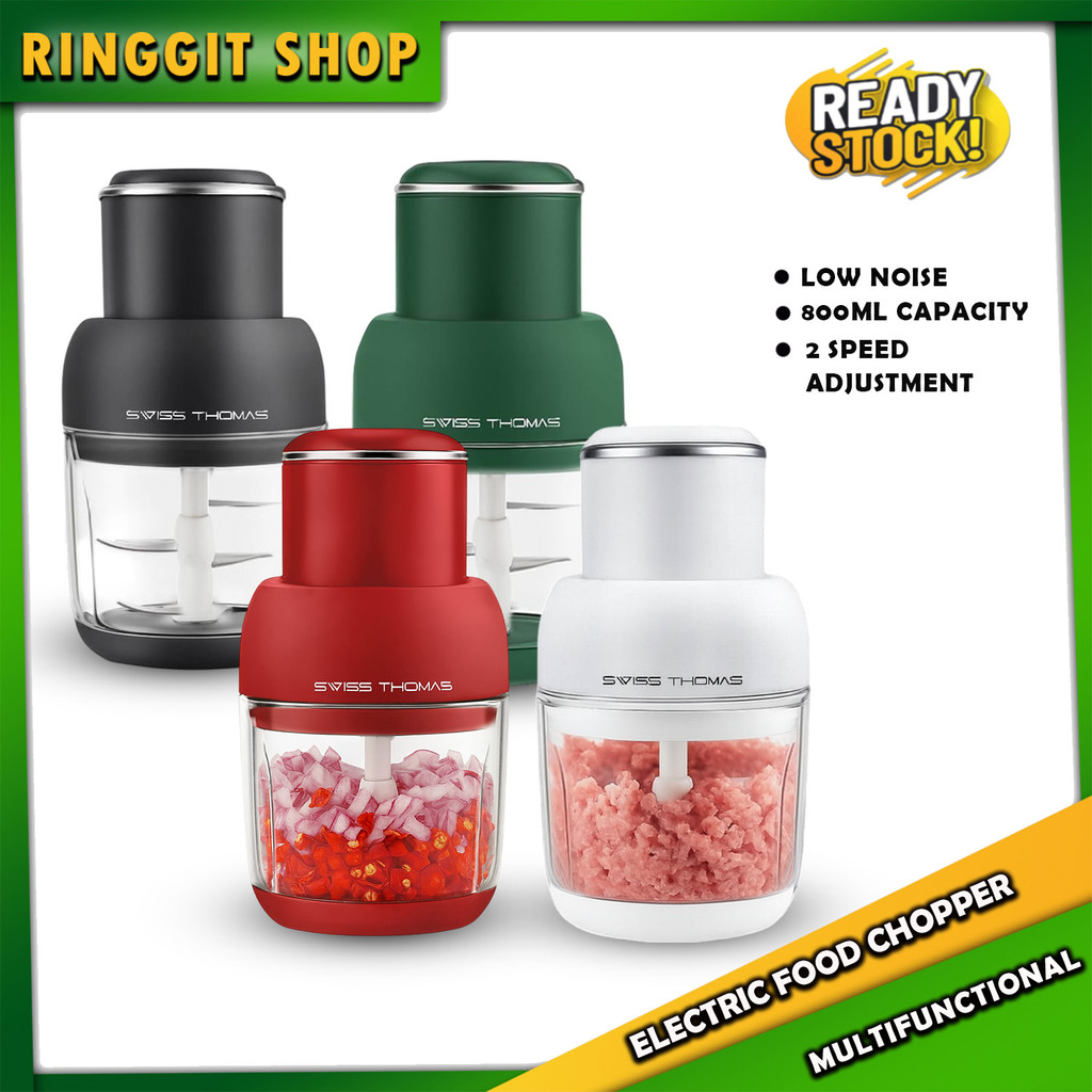 Ringgit Shop 800ML Mesin Pengisar Mini Blender & Electric Food Chopper Mixer Blender Cutter Shredder Mincer Grinder 搅蒜器