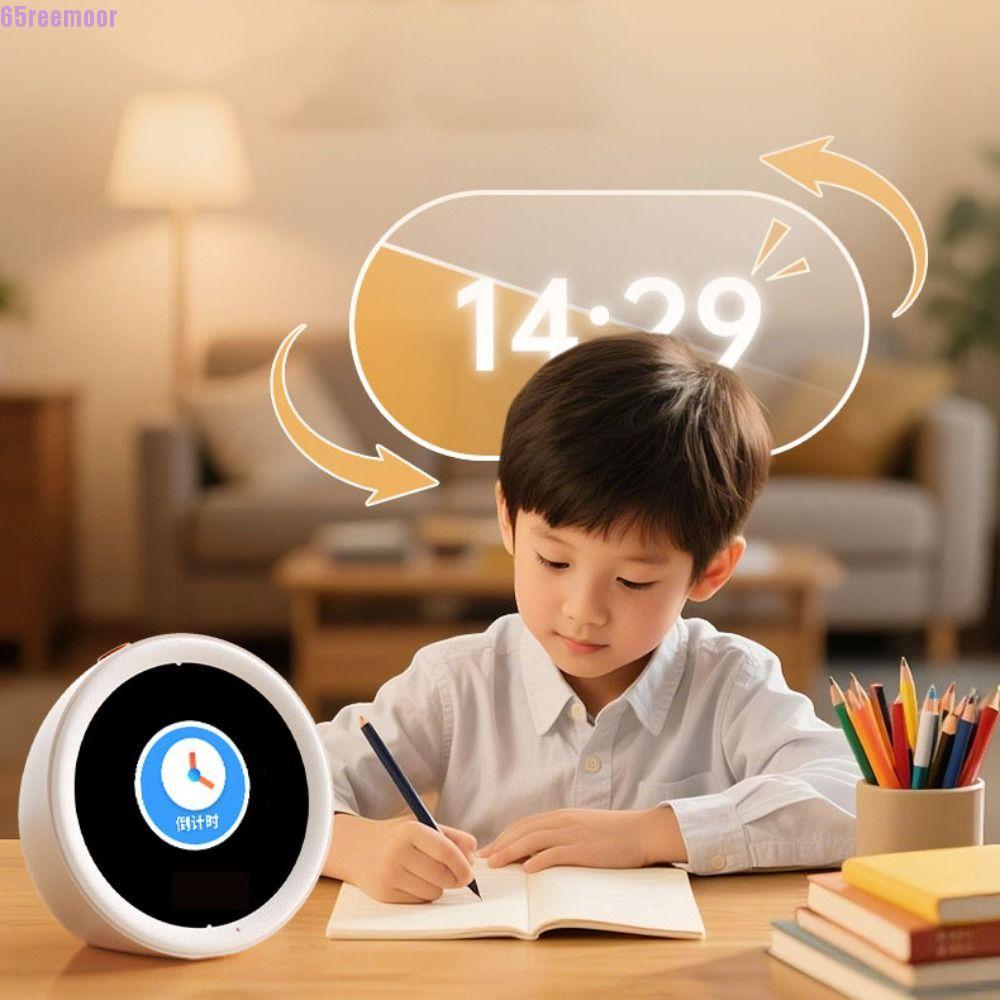 REEMOOR N2 Smart Alarm Clock, Self-Discipline Timer AI Technology AI Speaker, Learning|AI Dialogue Oral Practice Self-discipline Early Education|For Teens