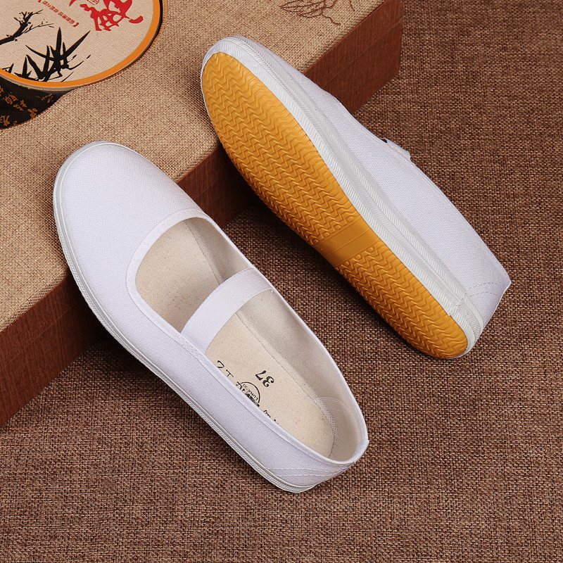 sneakers women kasut perempuan Kasut putih, kasut wanita, kasut jururawat, sol lembut, kasut kanvas yang selesa, kasut putih, kasut gimnastik, kasut jaring putih, kasut tarian, kasut kerja