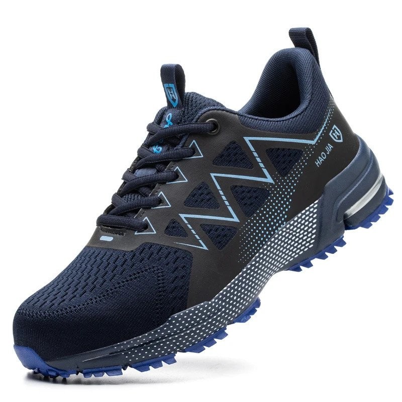 Anti-slip Safety Shoes Men Steel Toe Shoes Puncture Proof Breathable Work Safety Boots Man Construction Work Shoes Male Sneakers LTAT