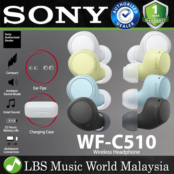 Sony WF-C510 Truly Wireless In Ear Earbud Bluetooth Earphone