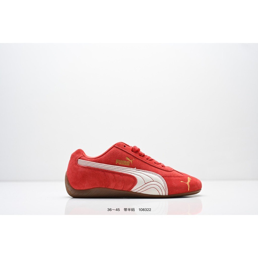 Puma shoes/Puma Speedcat OG Men Women Casual shoes Racing Series Skateboard shoes Thick-Soled Platform shoes Flat Sole Round Toe Travel Walking NNXW