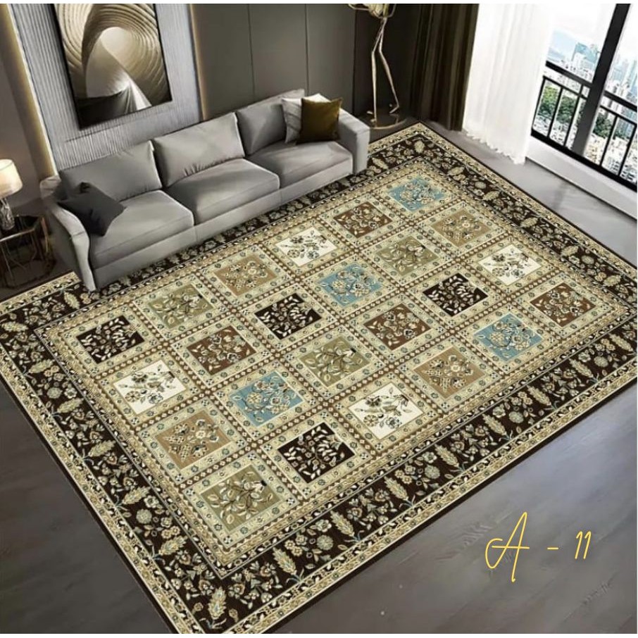 Carpet Velvet 3D – L/XL/6XL Soft Long Fur Fiber Carpet | Karpet Murah Home Decor Rugs