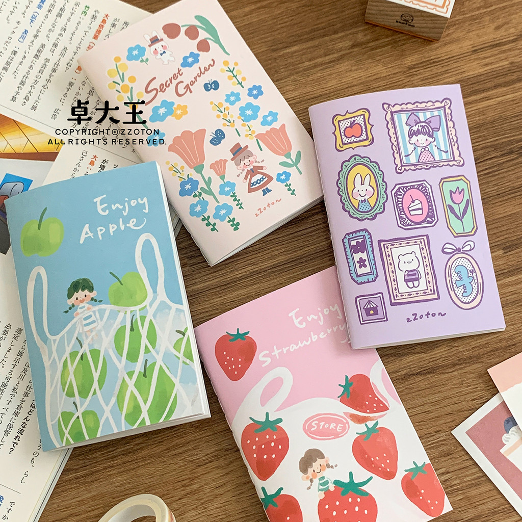 卓大王离型本M5双面离型纸本隔离手账工具手帐用品胶带贴纸收纳 ZZOTON Release Book M5 Double-Sided Release Paper Book Isolation Handbook Tool Handbook Supplies Tape Sticker Storage