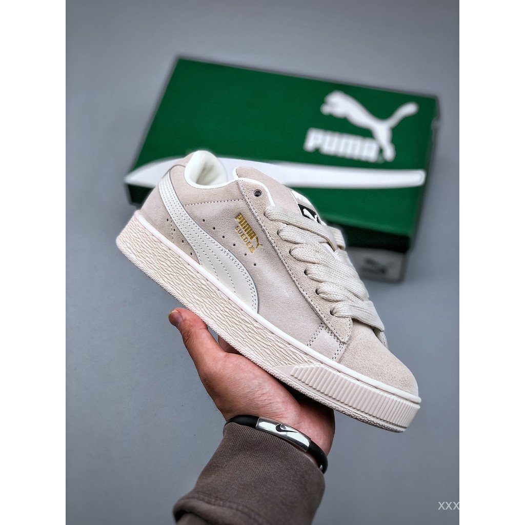 Puma shoes/Puma Suede XL Skate Men's Women's Sneakers Spike German Training shoes Lace-Up Street Trendy Student Flat shoes FMY0