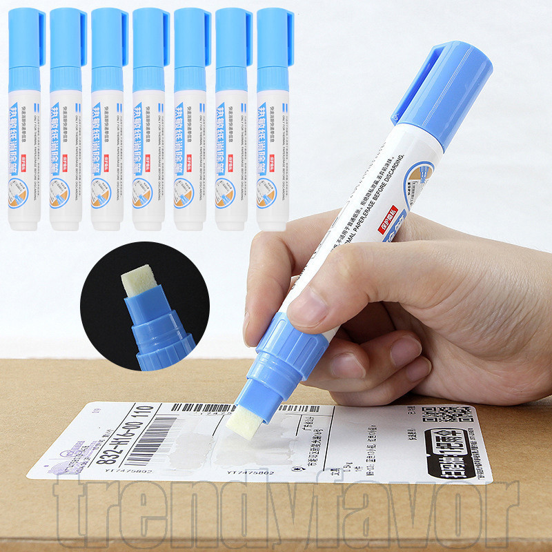 1/2/4Pcs Thermal Paper Eraser Pen - Portable, Quick-Drying - Privacy Protection Tool - Data Identity Masking Pens - Express Face Sheet Applicator - Thermal Paper Correction Fluid