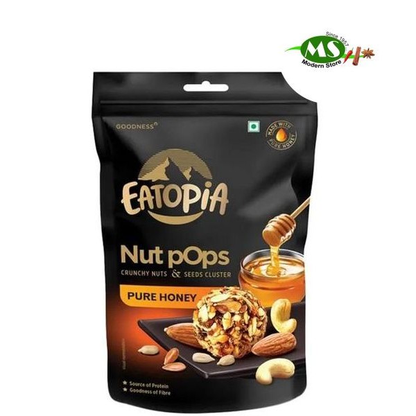 Eatopia Nut Pops Pure Honey 50g