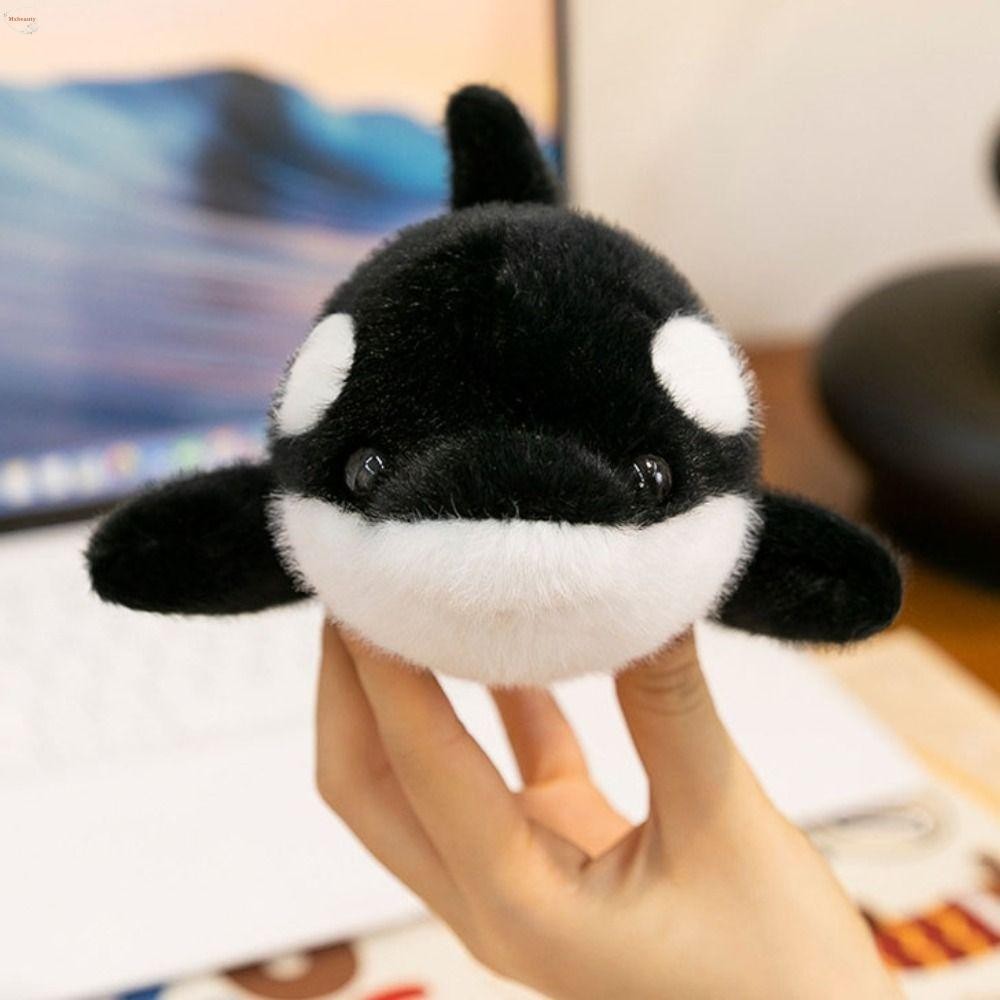 MXBEAUTY Sea Animals Plush Toy, PP Cotton Fluffy Simulation Stuffered Whale Doll, Children Comfort Doll Comfortable Soft Cartoon Marine Animal Stuffed Doll Kids Gifts