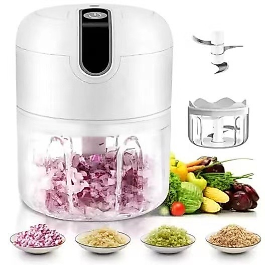 SN_Mini Blender Garlic Chopper Electric Food Chopper Portable Blender Food Processor Grinder Pengisar Serbaguna 250ml