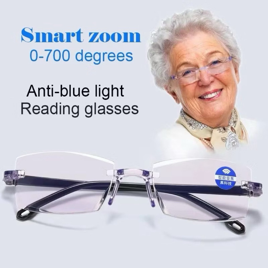 Reading Glasses +100°~+400° Presbyopic 老花眼镜 Anti Blue Light Eyewear Cermin Mata Rabun Dekat Eyeglasses Far Vision