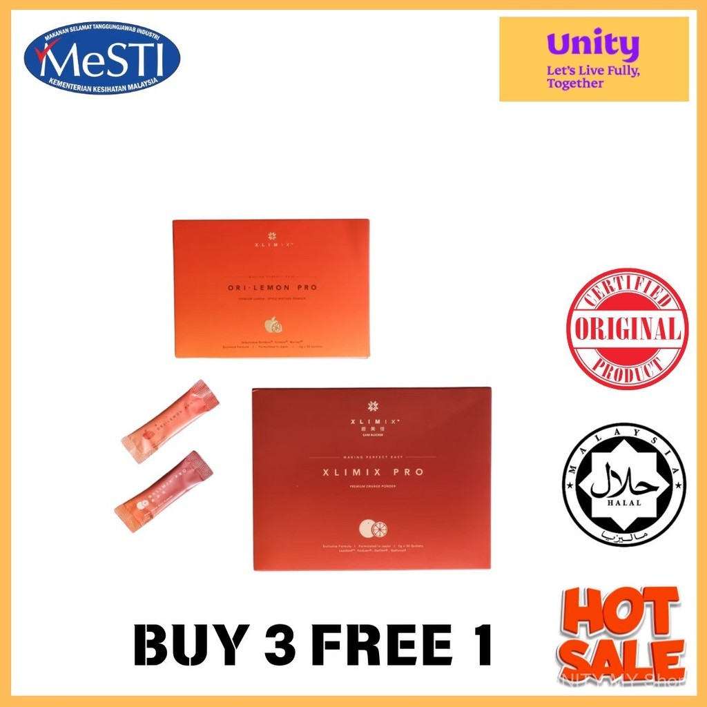 【BELI 3 PERCUMA 1】xlimix orilemon pro xlimix 细美佳正品 + 有盒子 Ori Lemon油切柠 100%正品 chili nuts exp202707