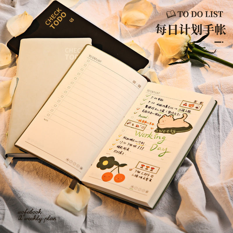 【保护眼睛】卡杰todolist notebook - Buku Perancang Harian, Buku Checklist Tugas, Buku Catatan, Buku Rancangan Harian, Buku Organizer, Buku Plan Harian, Buku Planner Harian, Buku Catatan Mudah Alih, Buku Plan Tugas Harian, Buku Checklist Harian