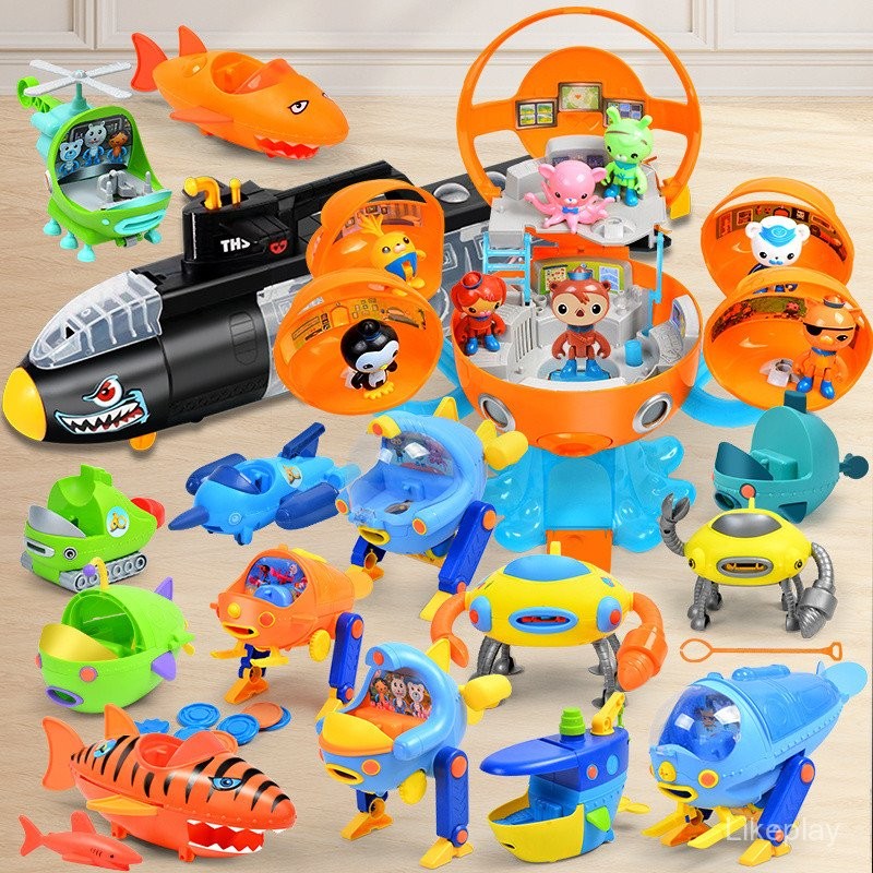 【Ready Stock】octonauts toys doctor set toys aldut blippi megalodon doey paw patrol submarine toy octobuddy toys for kids girl