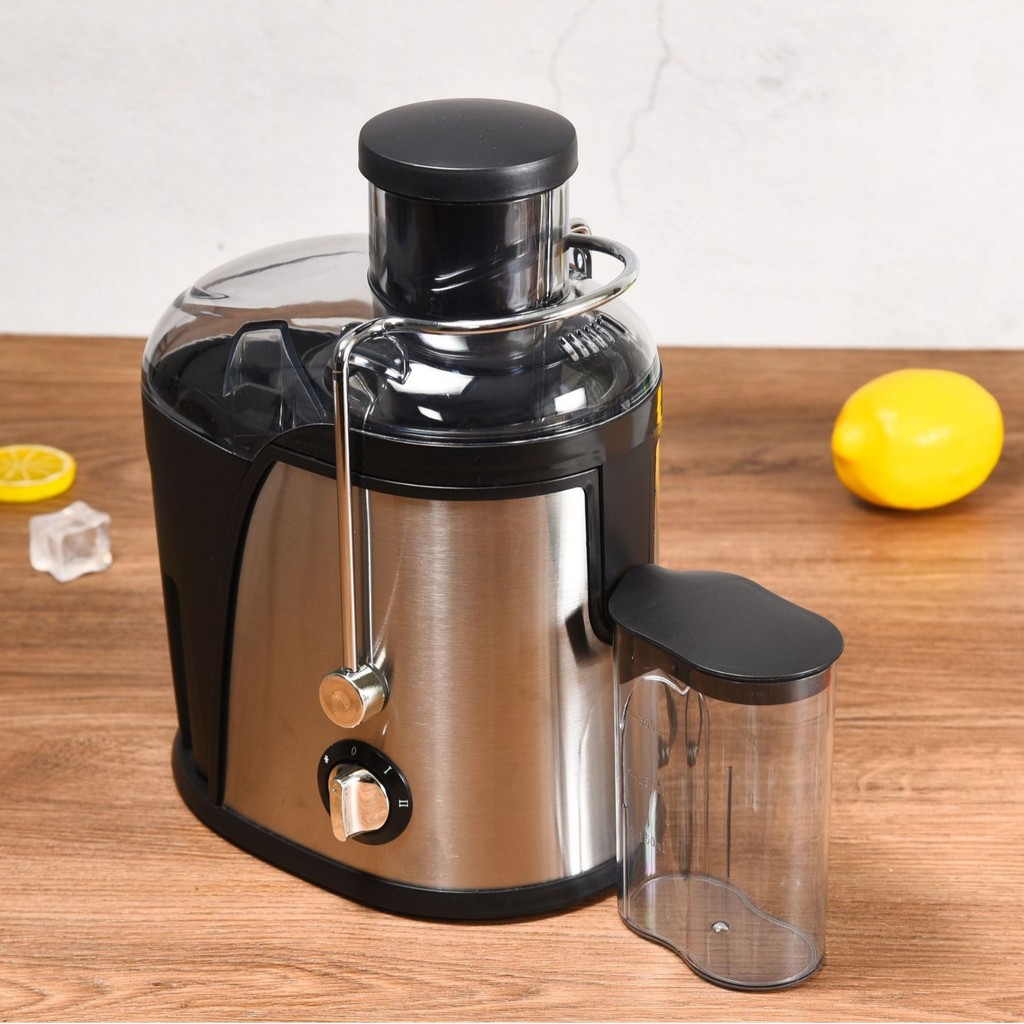 Mesin pemerah jus sentrifugal pelbagai fungsi untuk rumah dengan pemisah pulpa dan jus, mesin jus asli, pemproses makanan rentas sempadan.