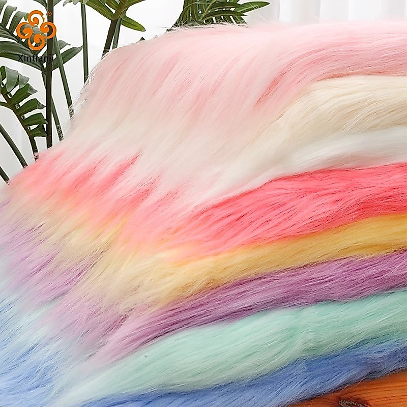 9cm Lenght Plush Fabric Hand-made Animal Toy Hair Pure Plush Cloth 38 Colors DIY Doll Hair Carpet Jewelry Decoration 25cmx45cm TJ8641