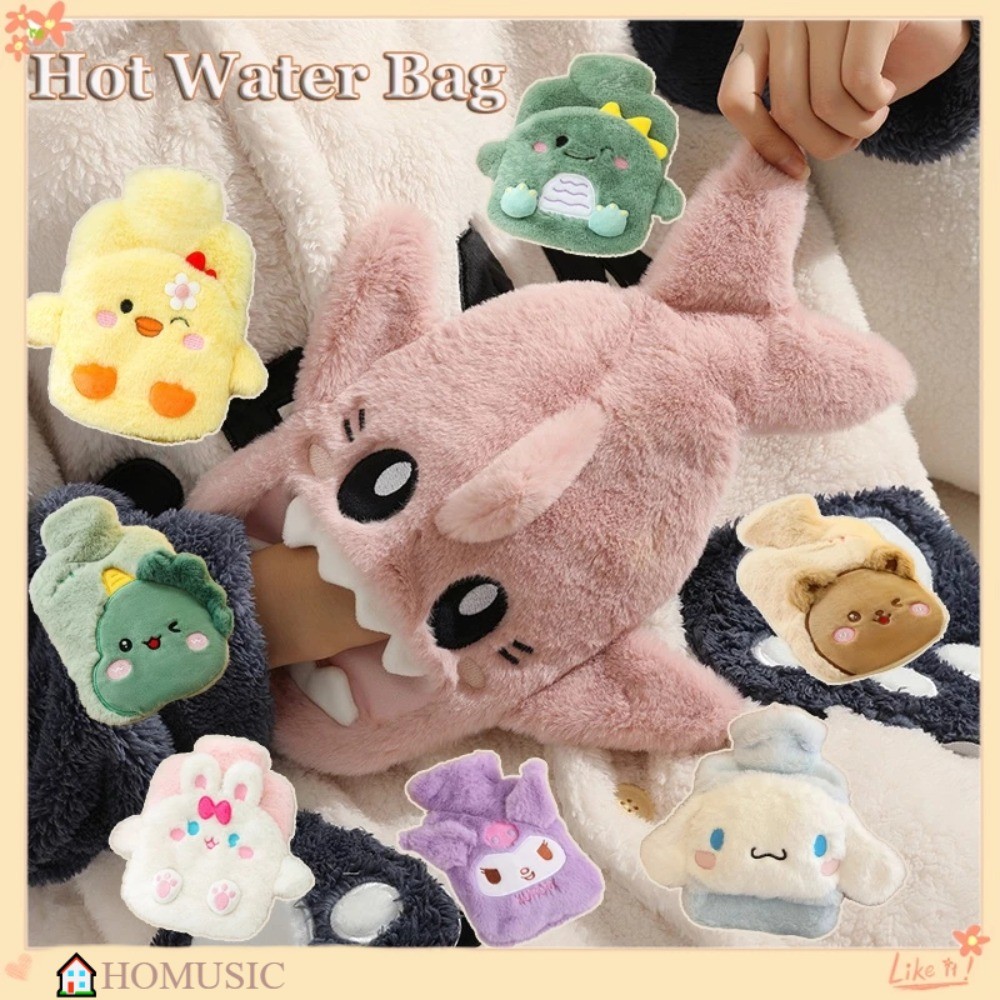 Plush Hot Water Bag 1000ml Heat Pad for Period Pain Relief Compress Bag Hot