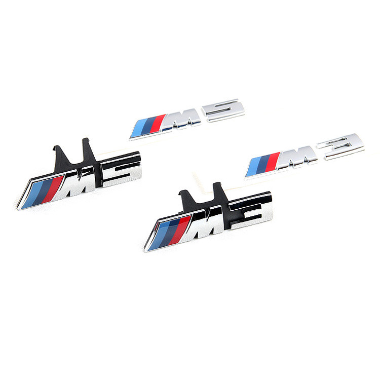 Suitable for BMW New 3 Series 5 Series Modified M3 M5 China Net Label 320LI Modified M3 M5 Rear Tail Label Sticker Buckle