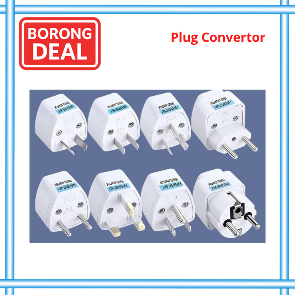 3 Pin-2 Pin Adapter Plug Universal Travel Adapter Power Converter US EU UK AU MY GN China Standard Conversion Socket TLG